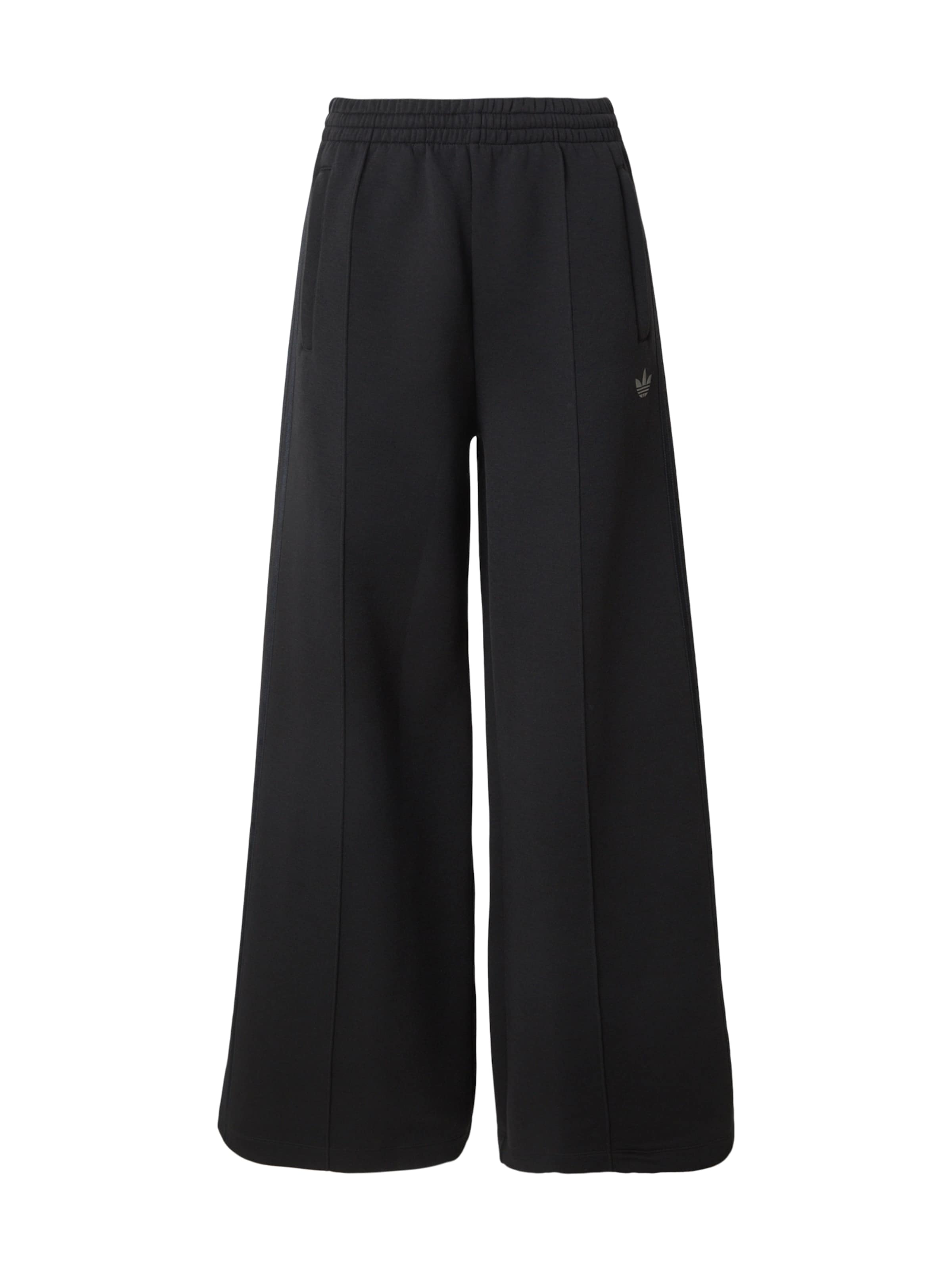 Wide Leg Pantalon 'Spacer' ADIDAS ORIGINALS en noir : devant