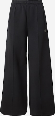 Wide Leg Pantalon 'Spacer' ADIDAS ORIGINALS en noir : devant