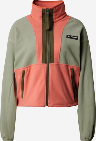 COLUMBIA Functionele fleece jas 'Back Bowl' in Groen: voorkant