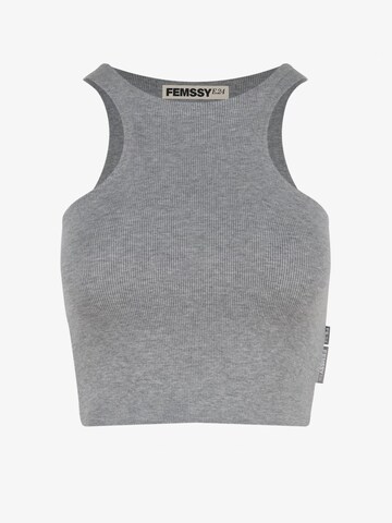 FEMSSY Top 'MIDLINE TOP BEIGE'‌‌ in Grau