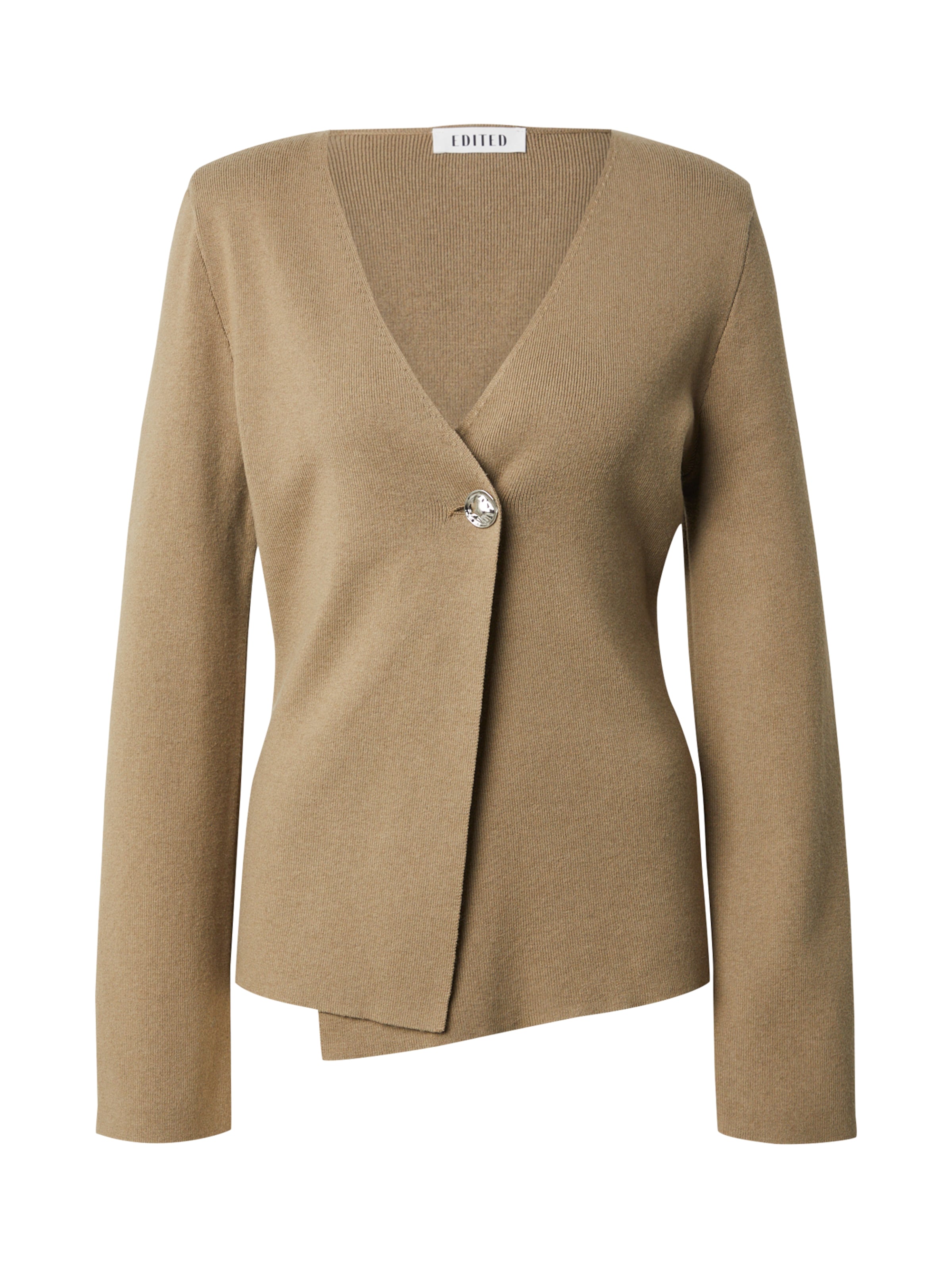 EDITED Strickjacke 'Idabella' in Braun: Vorderseite