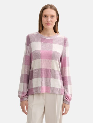 TOM TAILOR Shirt in Pink: front