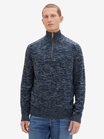 Pull-over TOM TAILOR en bleu : devant