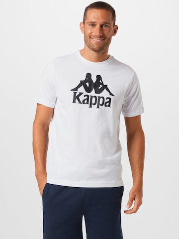 KAPPA Sportshirt 'Caspar' in Weiß: predná strana