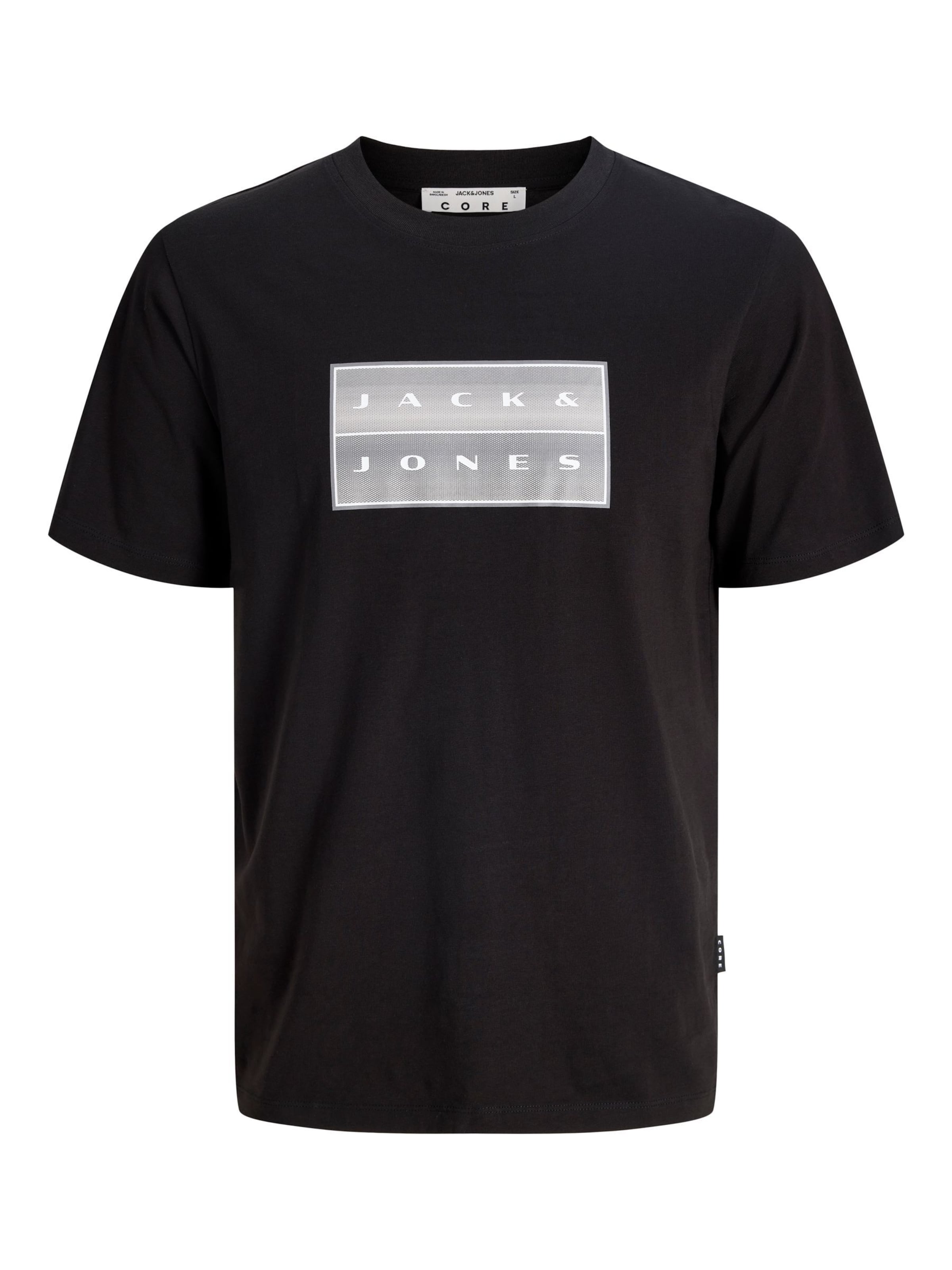JACK & JONES Shirt in Zwart: voorkant