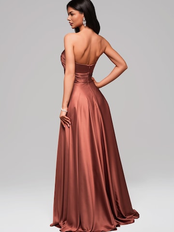 Ombre Abendkleid‌‌‌‌‌‌‌‌‌‌ in Braun