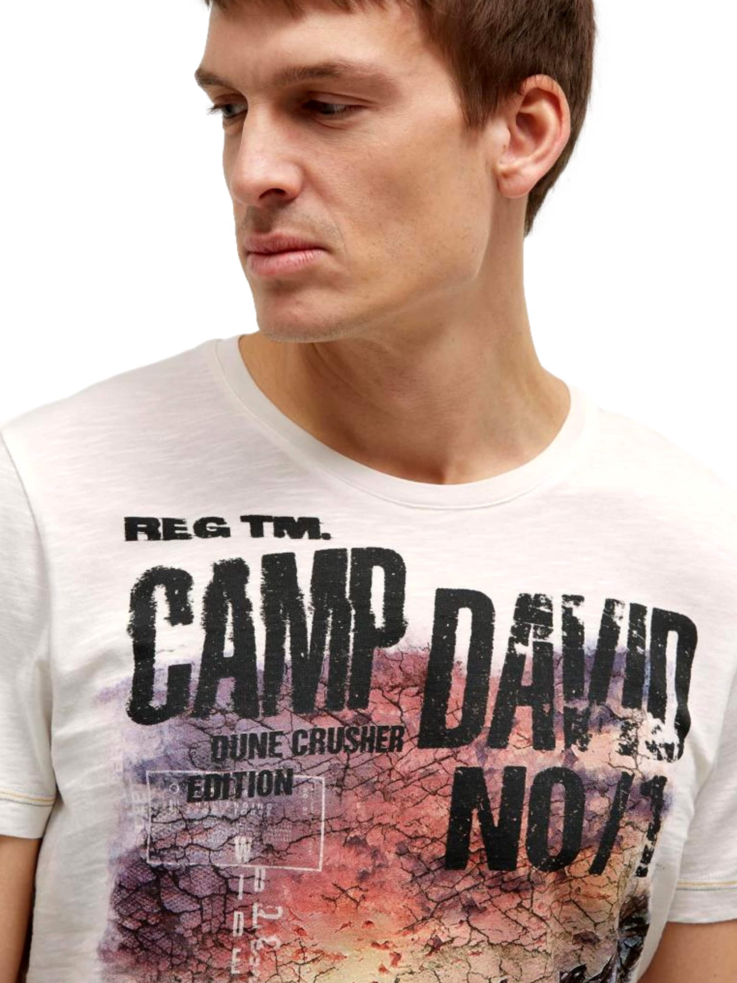 CAMP DAVID Shirt 'Dune Crusher' in Wit