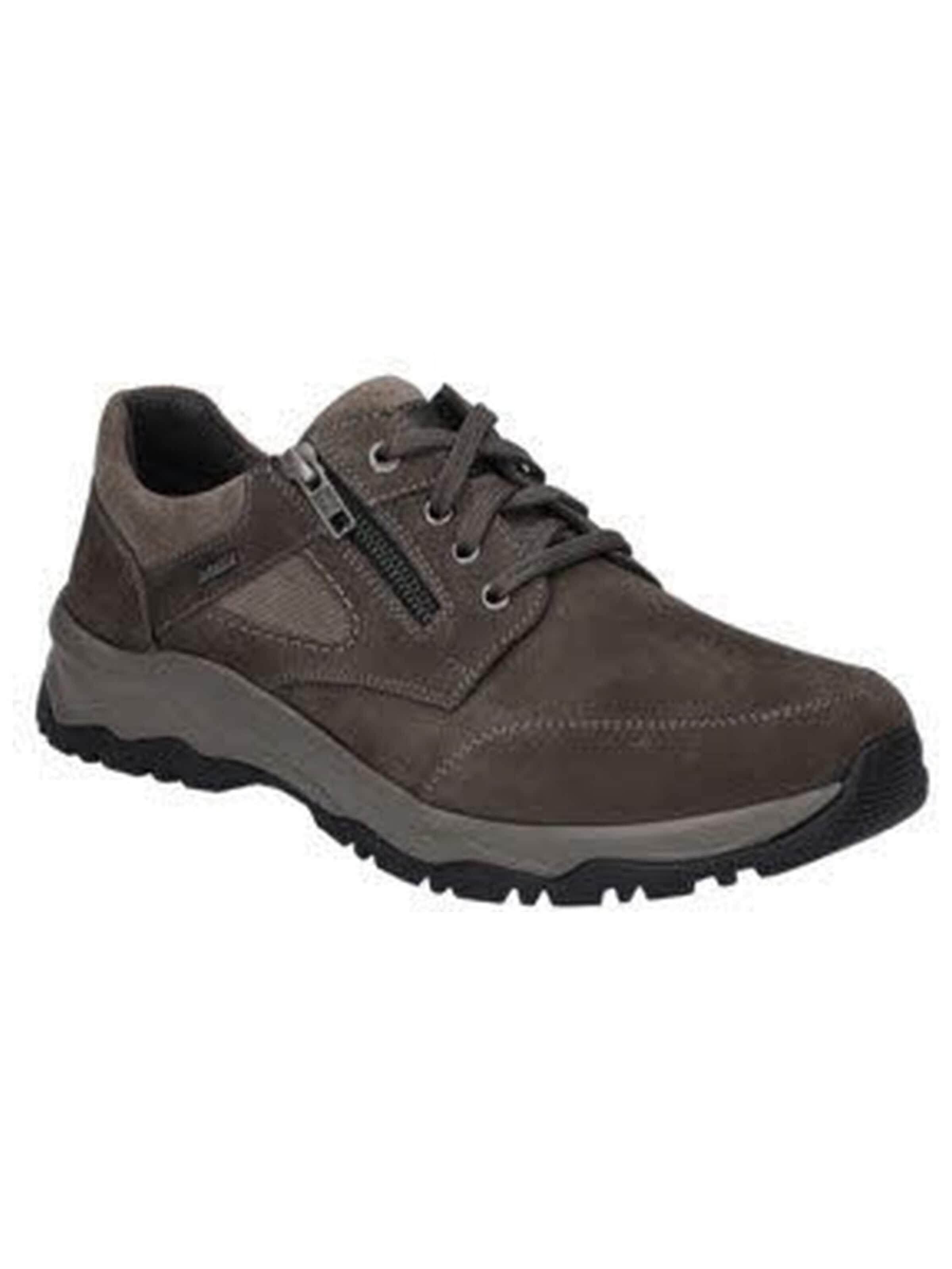 JOSEF SEIBEL Schnürschuh 'Sneaker Low Herren 14455 TE21 701 Echtleder in grau'‌‌‌‌‌ in Grau: Vorderseite