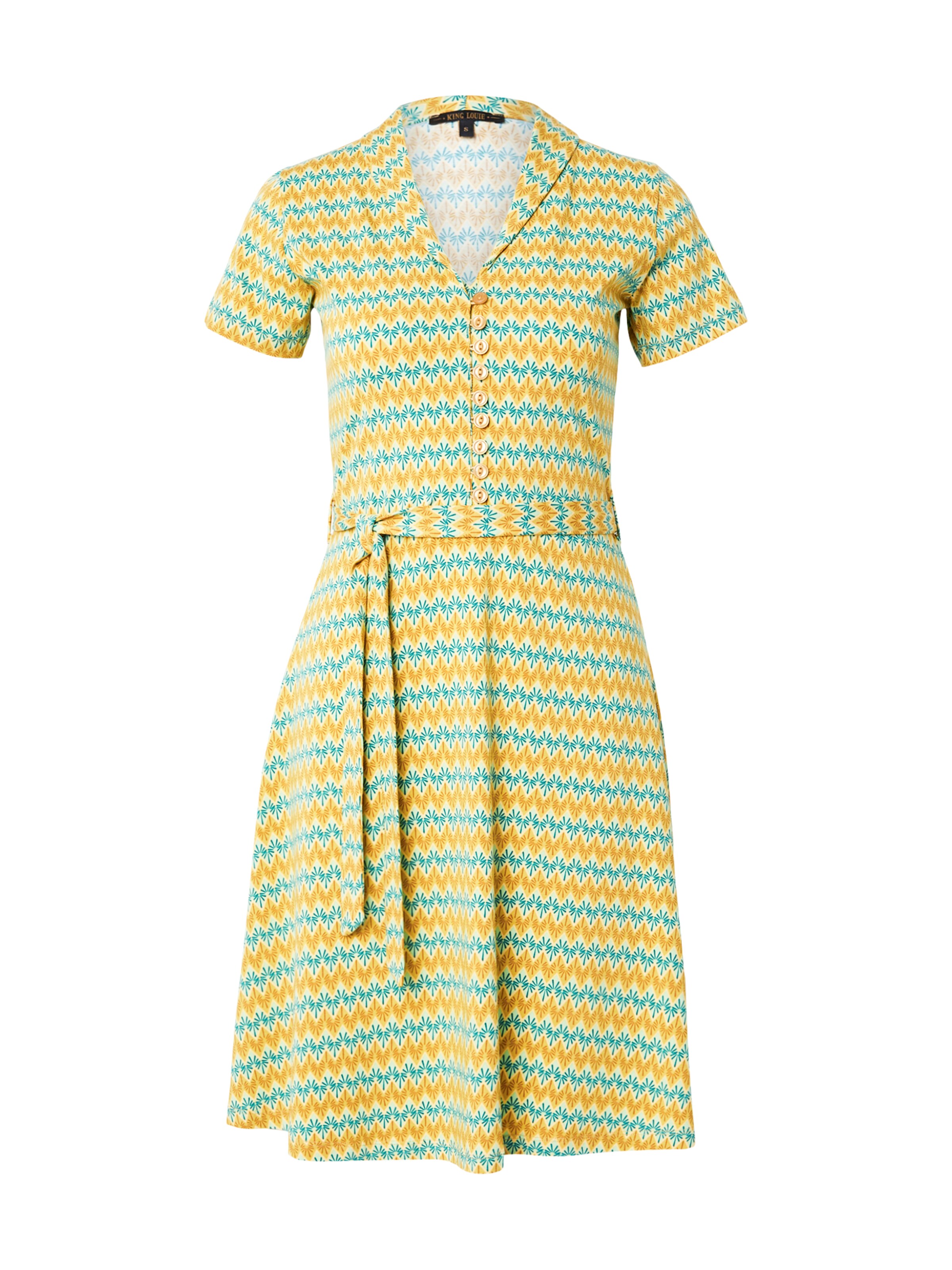 Abito estivo 'Emmy' di King Louie in giallo: frontale