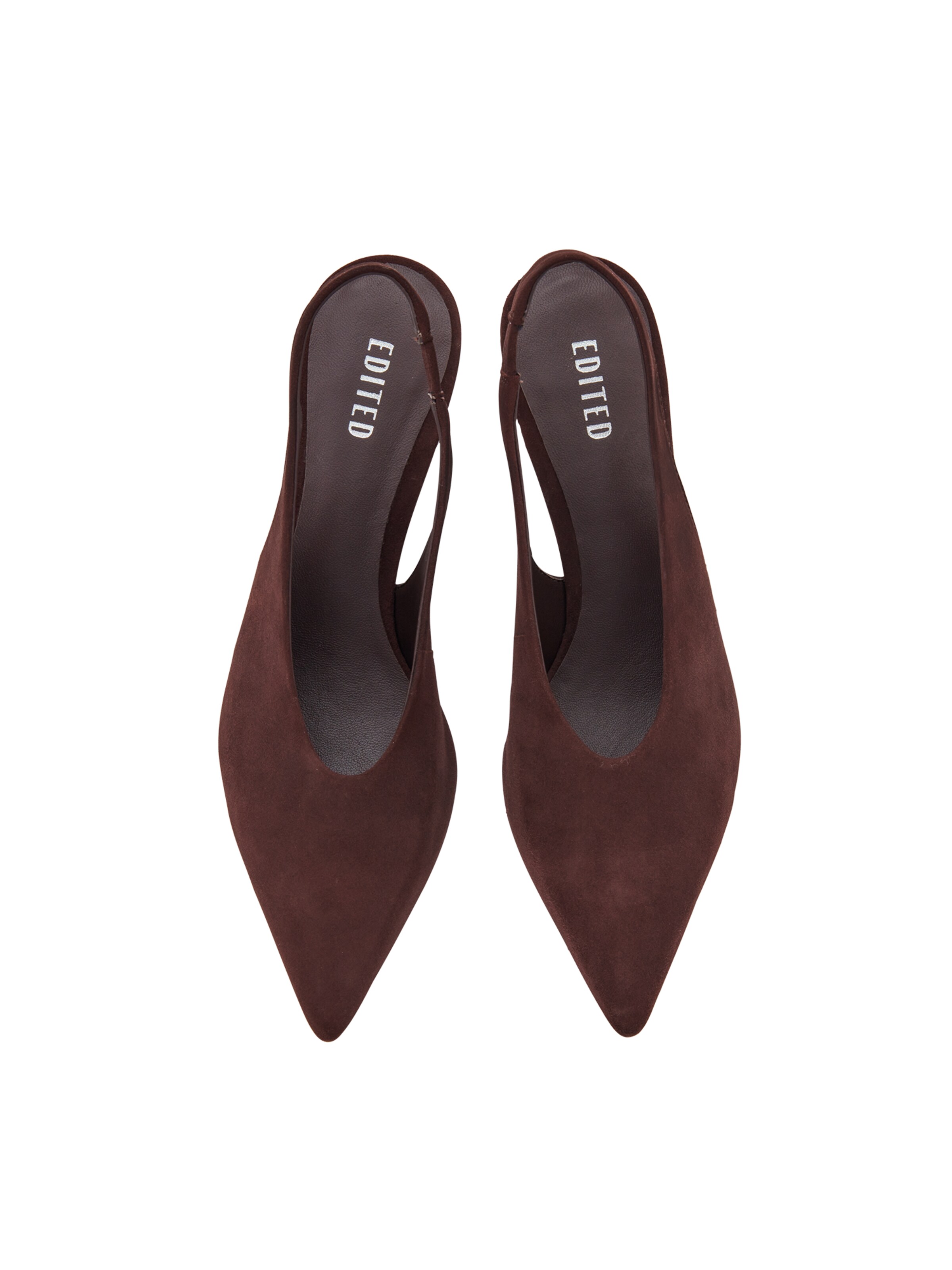 EDITED Slingback pumps 'Tessa' i brun