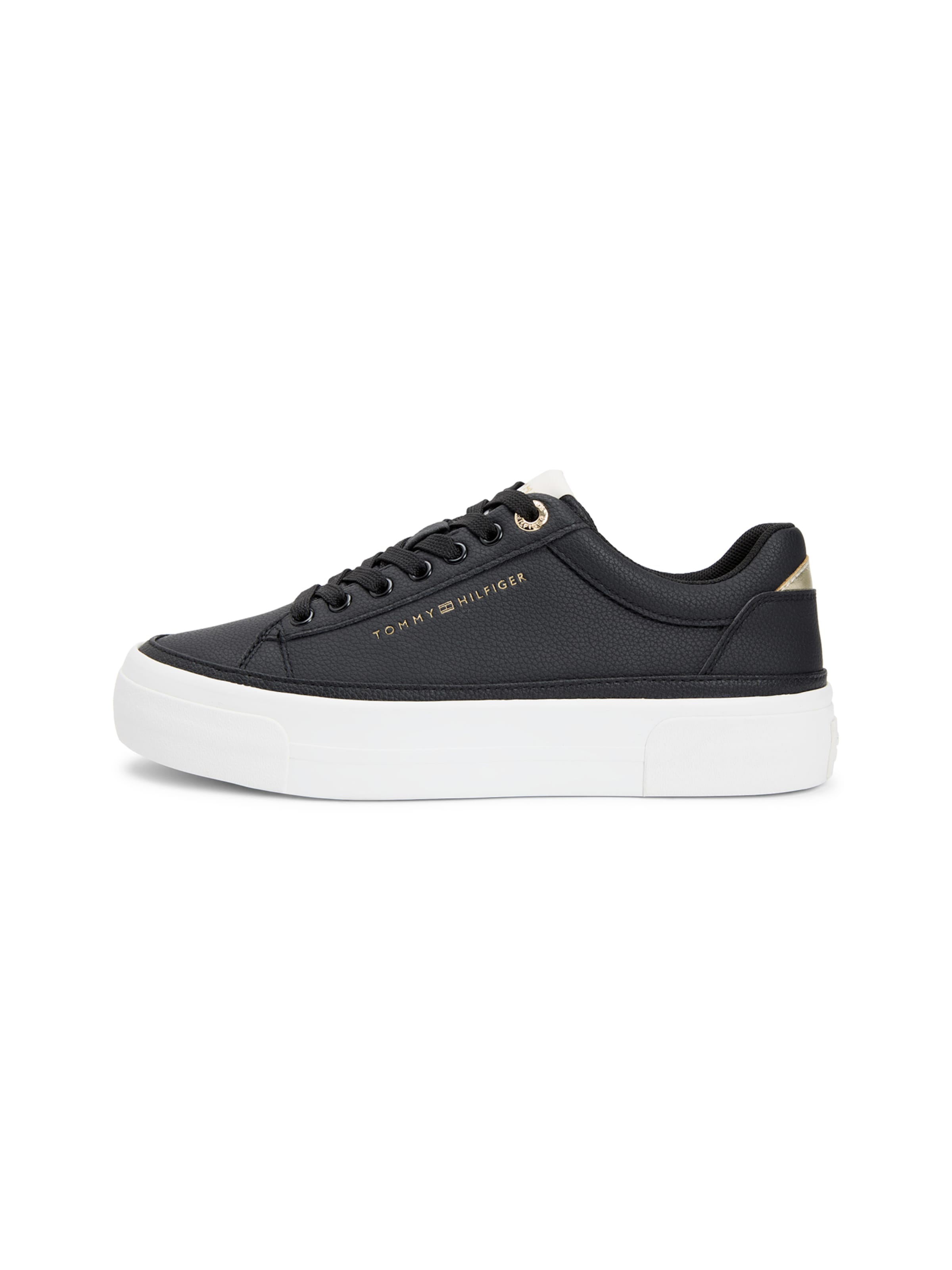 Sneaker low TOMMY HILFIGER pe auriu / negru, Vizualizare produs