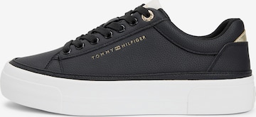 TOMMY HILFIGER Matalavartiset tennarit värissä musta: etupuoli