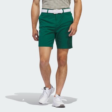 ADIDAS PERFORMANCE Regular Workout Pants 'Go-To' in Green: front