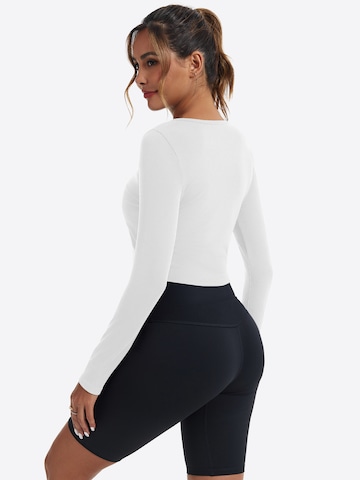 T-shirt Imily Bela en blanc : derrière
