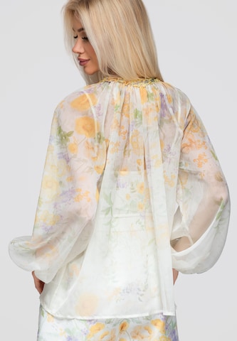 Ombre Blouse ' OW-SH-E0063' in Geel