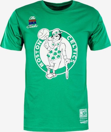 Mitchell & Ness T-Shirt 'Boston Celtics' in Grün: predná strana