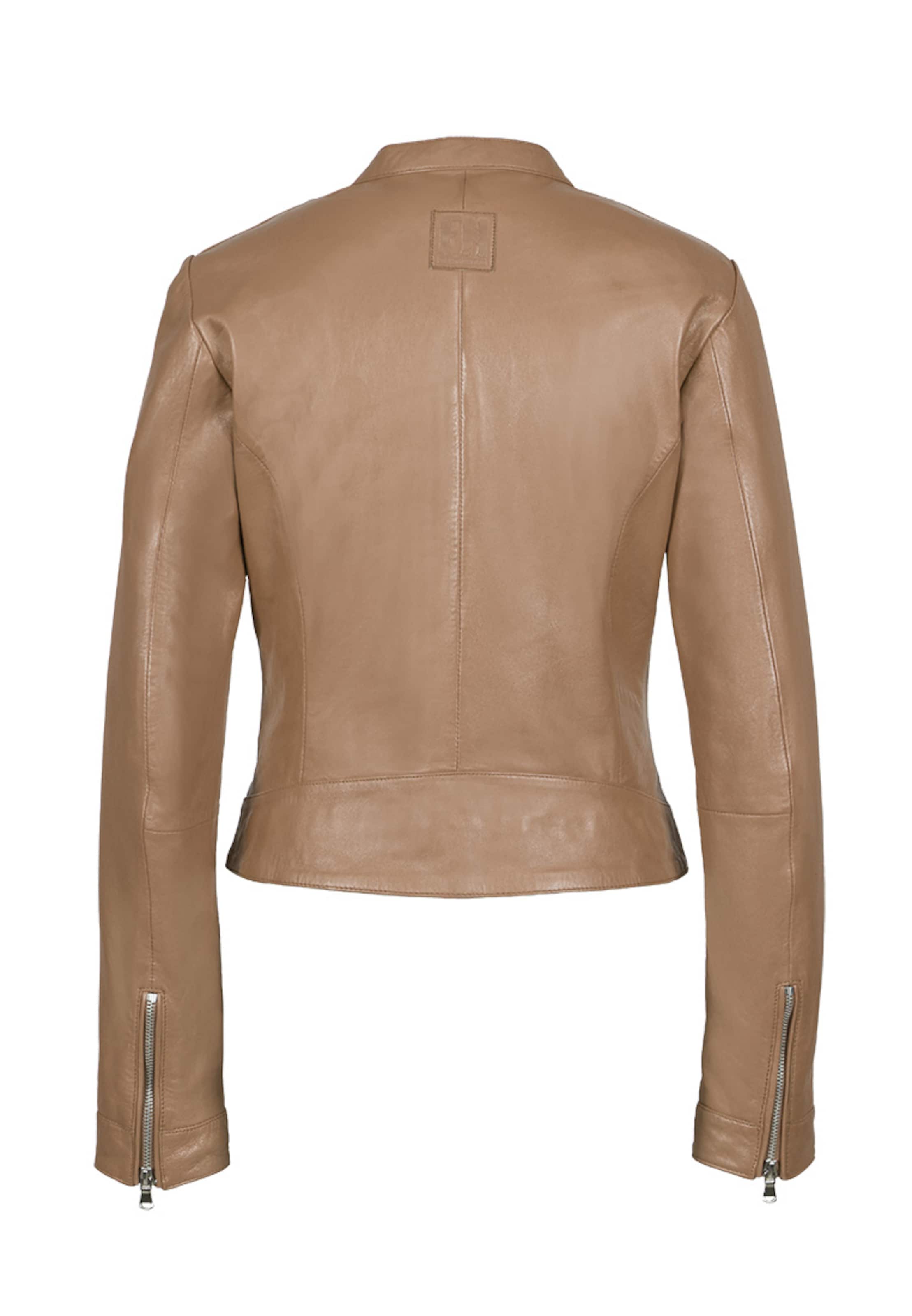 FREAKY NATION Átmeneti dzseki ' Leatherjacket ' - barna