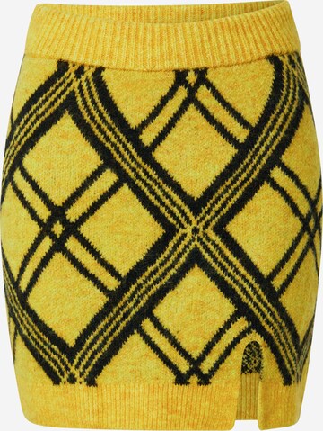 River Island Skirt in Yellow: front