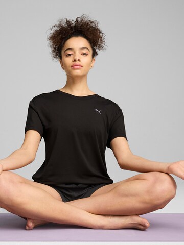 PUMA Λειτουργικό μπλουζάκι 'Move Cloudspun' σε μαύρο: μπροστά