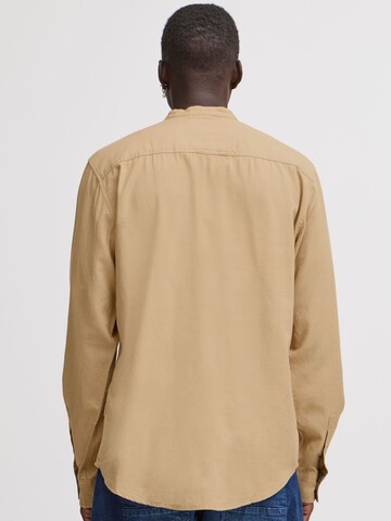 BLEND Regular fit Button Up Shirt 'Bobby' in Brown