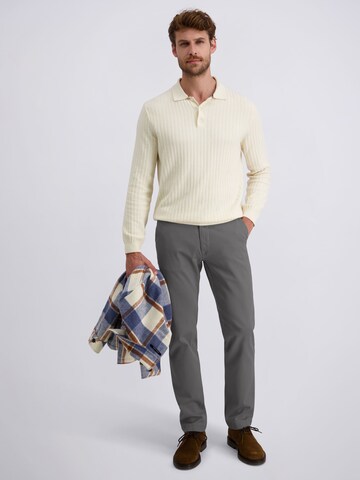 Regular Pantalon chino 'Castres' PIERRE CARDIN en gris