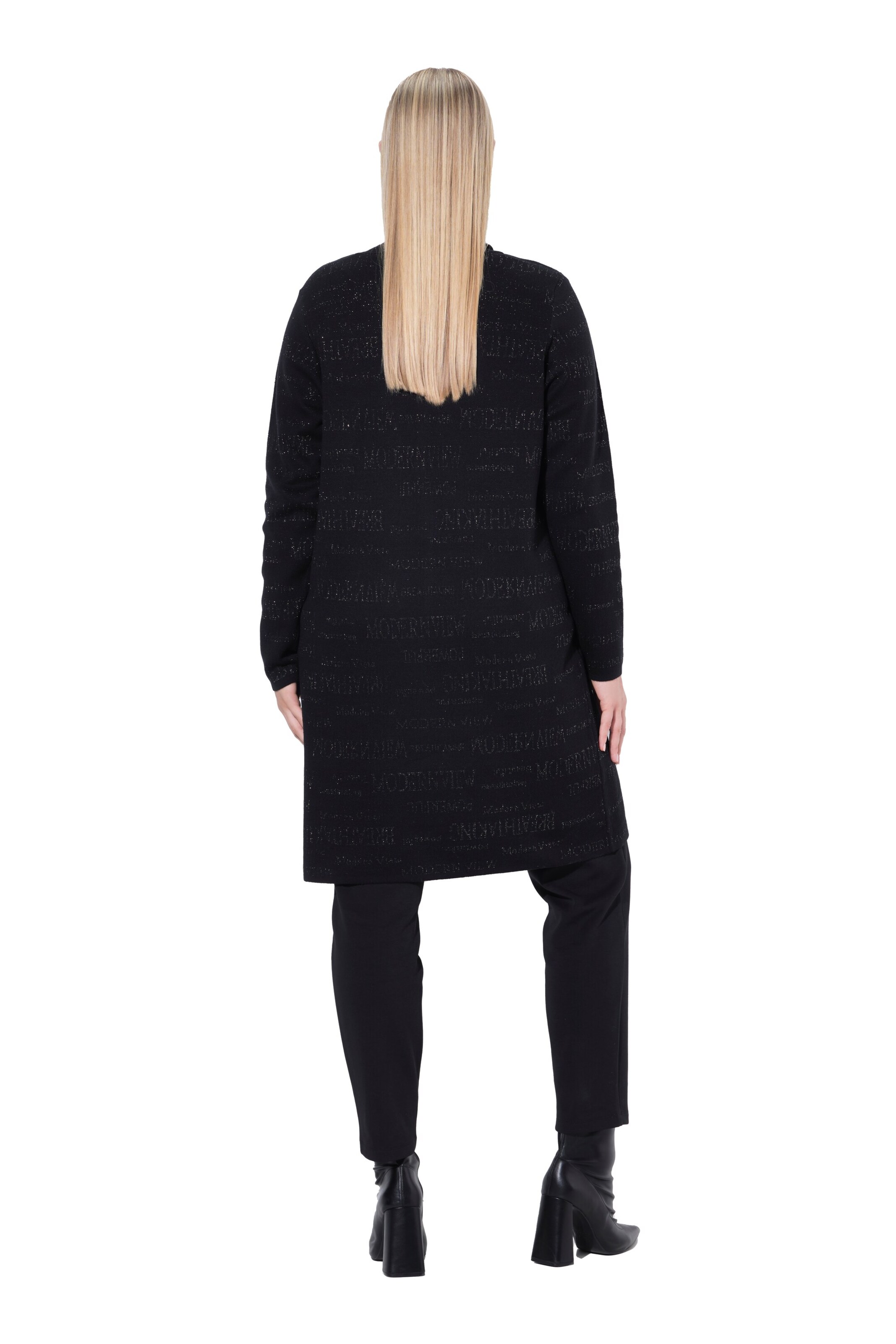 Ulla Popken Strickjacke in Schwarz