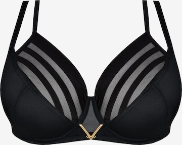 Invisible Soutien-gorge 'K810 Yoko' Gorsenia en noir : devant