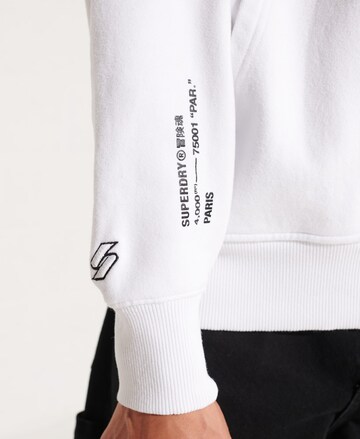 Superdry Sweatshirt 'Independent' in Weiß