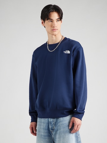 Bluză de molton 'Essential' de la THE NORTH FACE pe albastru: față
