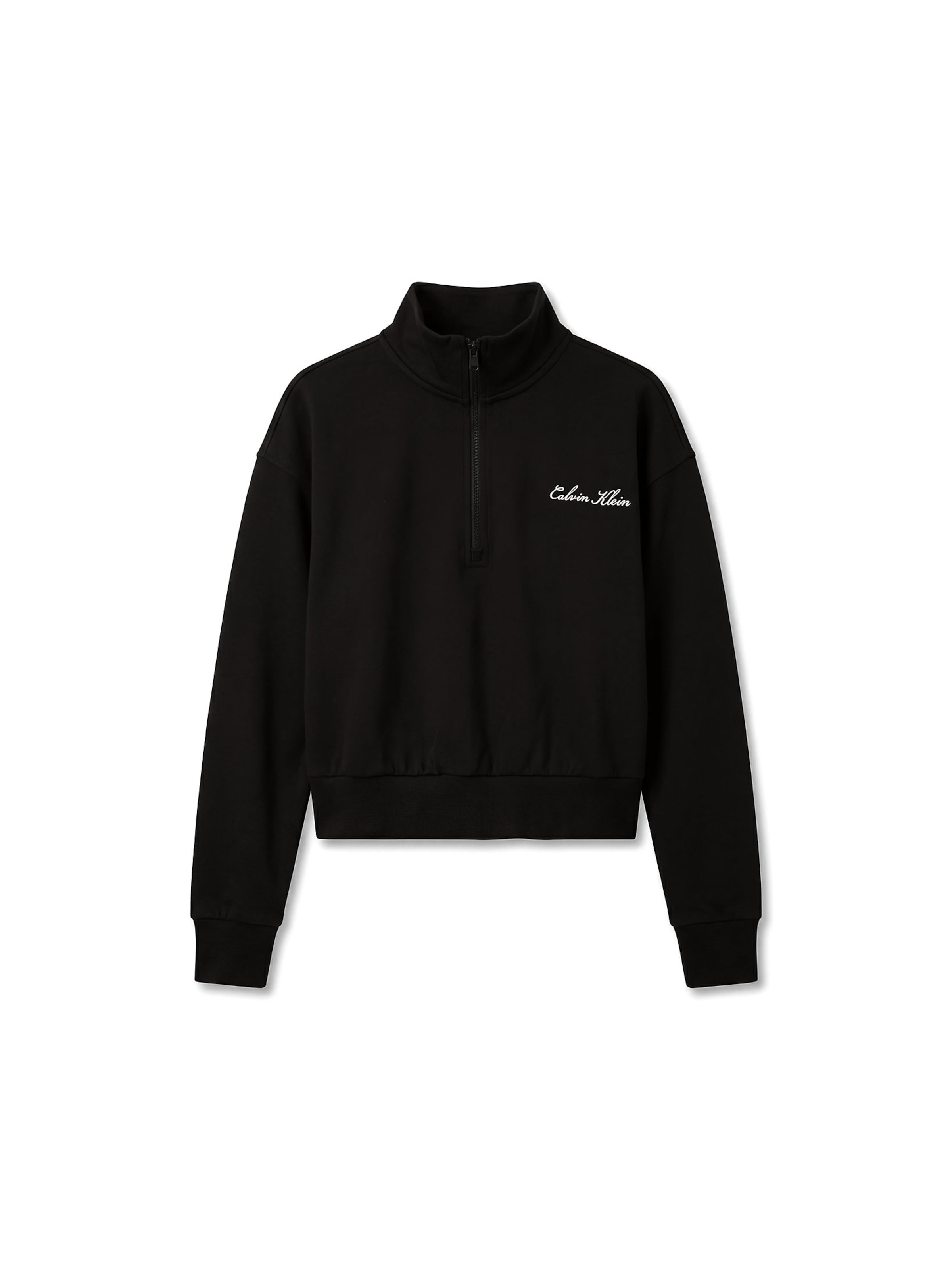 Calvin Klein Sweatshirt in Black: front
