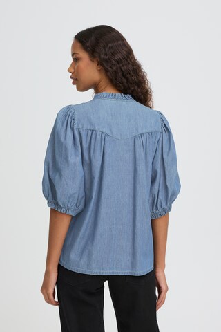 ICHI Blouse 'IHAncey' in Blue