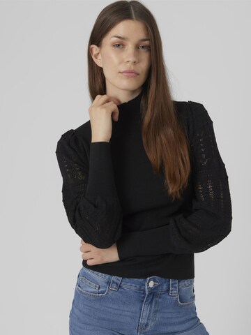 VERO MODA Pullover 'FELIPA' in Schwarz