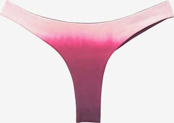 Pull&Bear Bikinihousut värissä vaaleanpunainen: etupuoli