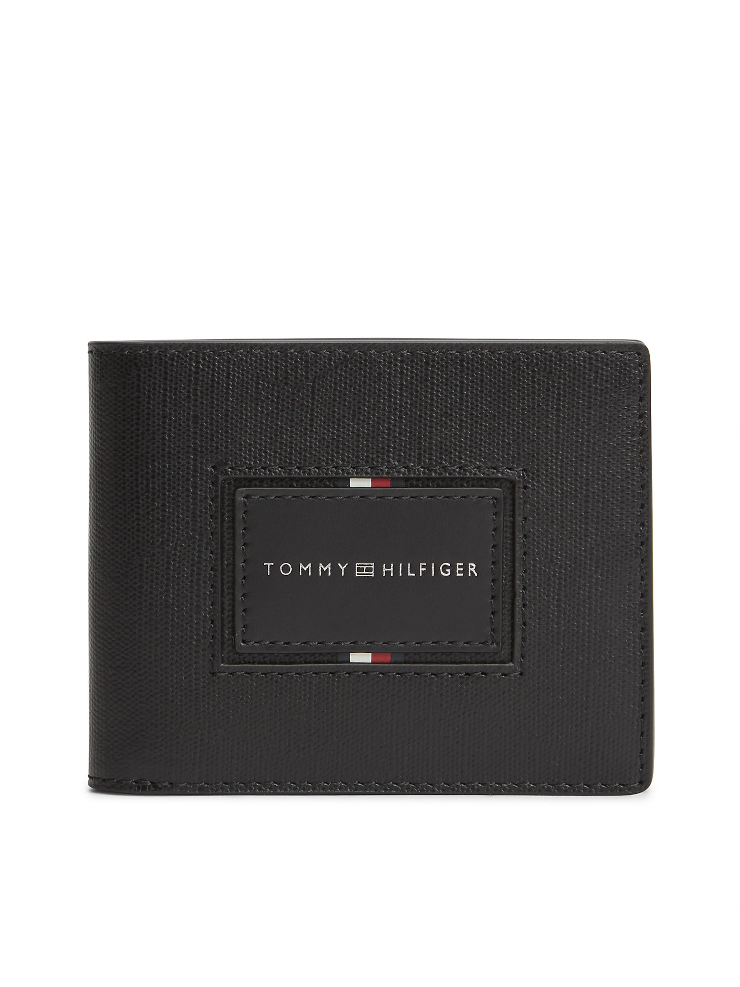 TOMMY HILFIGER Wallet in Black / Silver, Item view