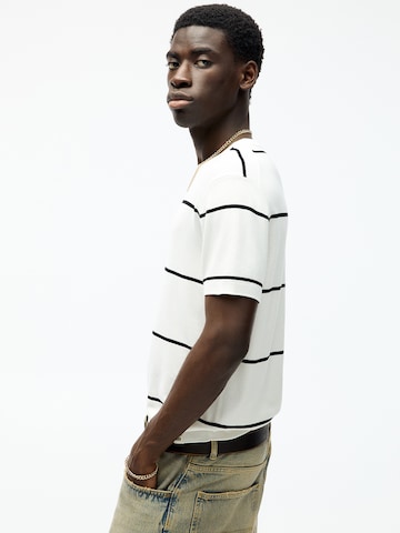 Pull-over Pull&Bear en blanc