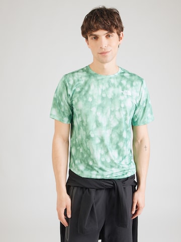 Maglia funzionale di THE NORTH FACE in verde: frontale
