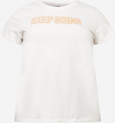 Vero Moda Curve Shirt 'SANDRA' in Orange / White, Item view