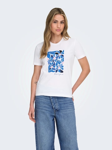 ONLY Póló 'ONLKITA' - fehér: elől