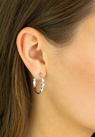 Nana Kay Earrings 'Solid Flair' in Silver