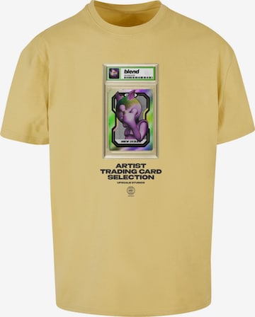 MT Upscale Тениска 'Blend' в жълто: отпред