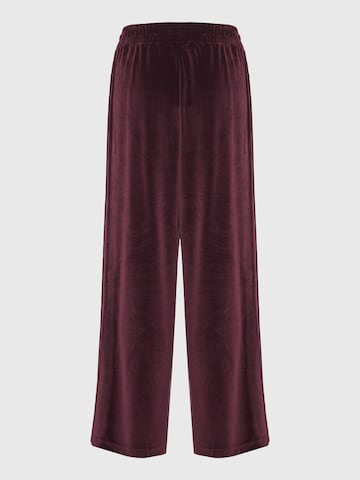 Loosefit Pantalon à pince Funky Buddha en rouge