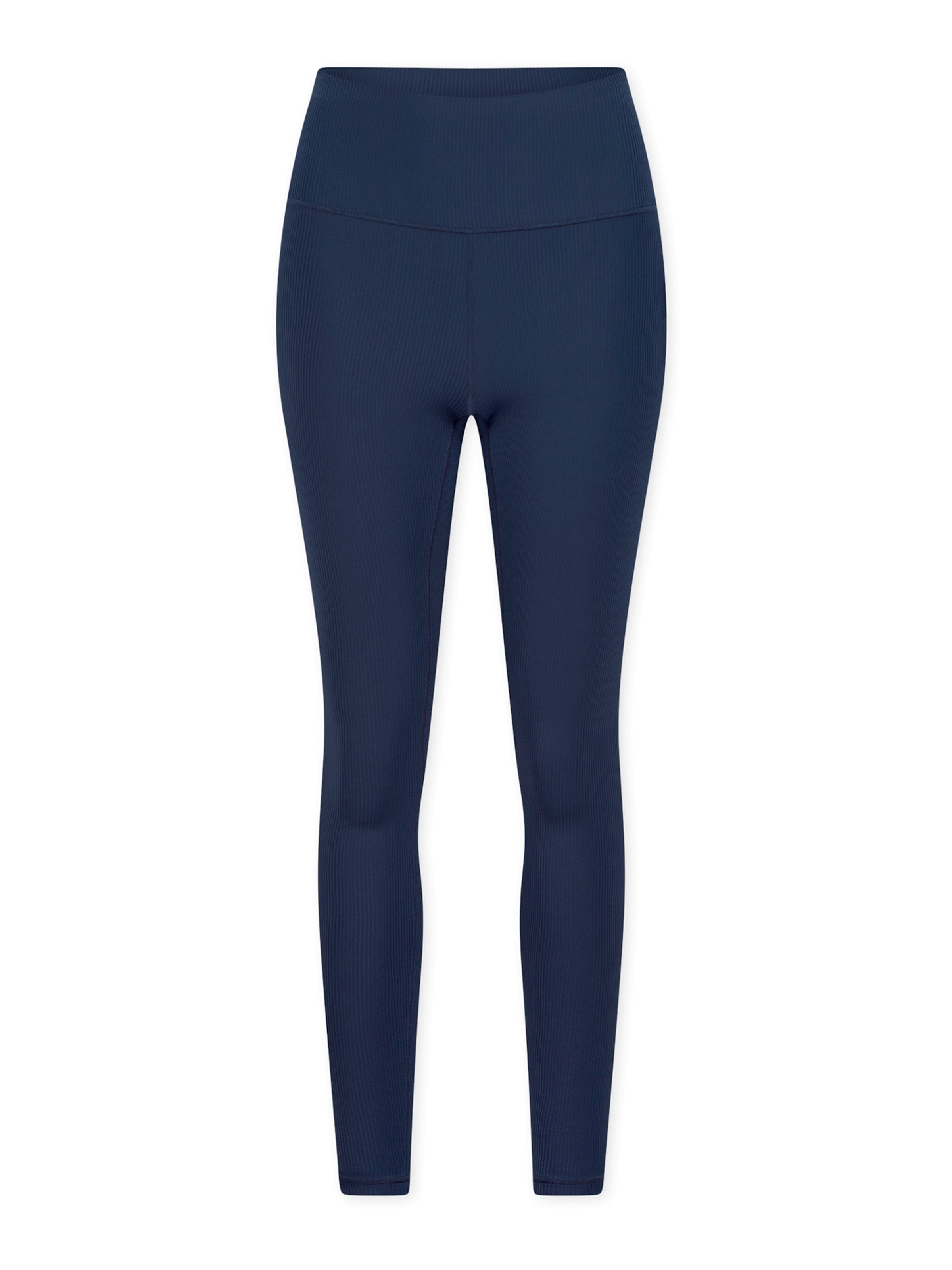 Skinny Leggings ' High Waist Doppelripp - Active ' SCHIESSER en bleu : devant