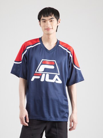 FILA Футболка 'LOMMEL' в Синий: спереди