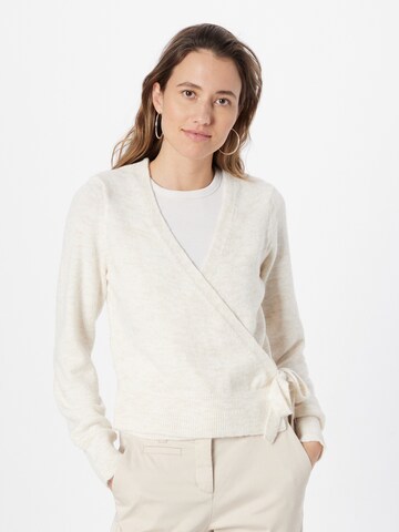 NLY by Nelly Knit cardigan in Beige: front