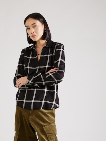 s.Oliver Blouse in Zwart: voorkant