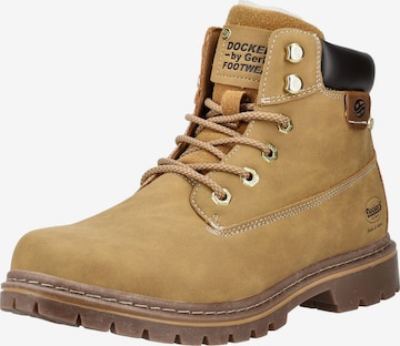 Dockers by Gerli Lace-up boots in Brown: front