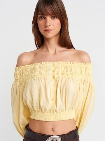 Dilvin Blouse in Yellow