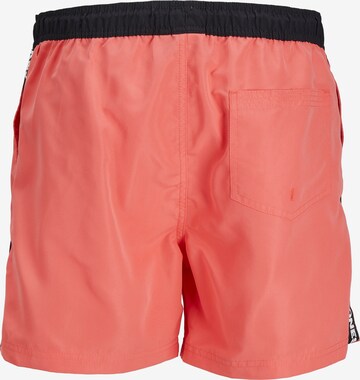 JACK & JONES Zwemshorts 'FIJI' in Oranje