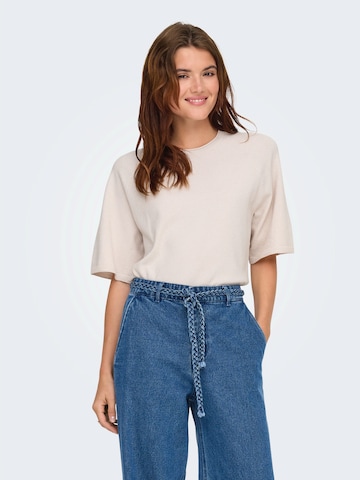 Pullover 'ONLLOYAL' di ONLY in beige: frontale