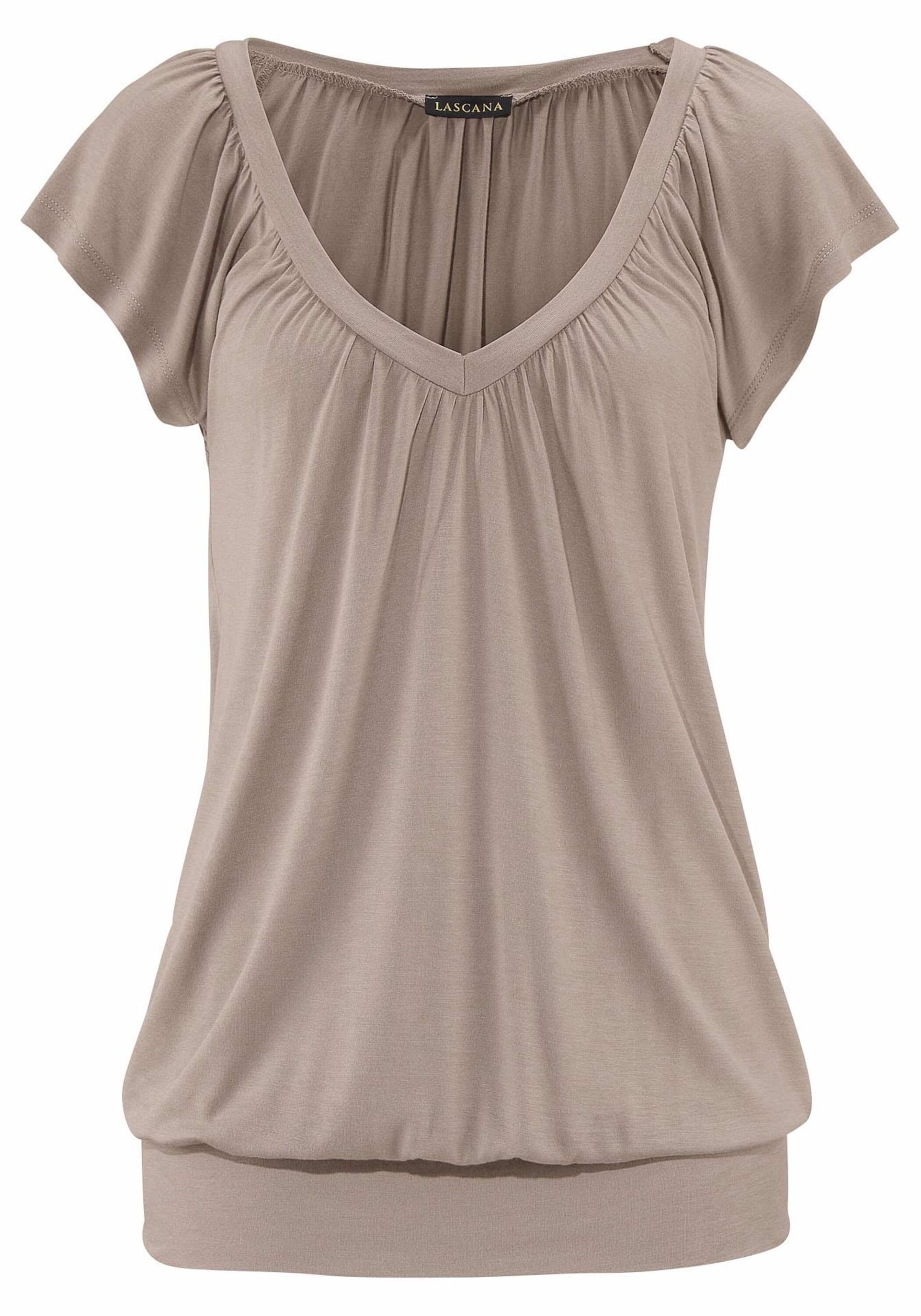 LASCANA Shirt in XS-S in Taupe, Item view